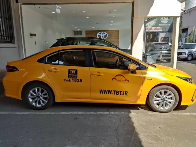 نشان تی‌بی‌تی بر بدنه خودرو